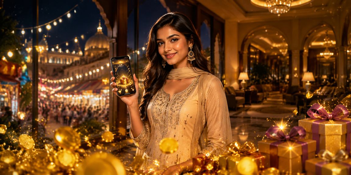 Indian player enjoying casino gaming with responsible behavior